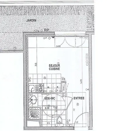 Apartment 23 M2 Avec Terrasse 16 M2 - Corporate Housing Ou Bail Civil Travailleur Mobilite Standing Atlantis Plein Sud